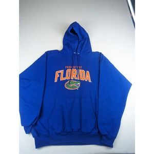 Florida Gators Blue Pullover Hoodie Front Pocket Men's Size XL